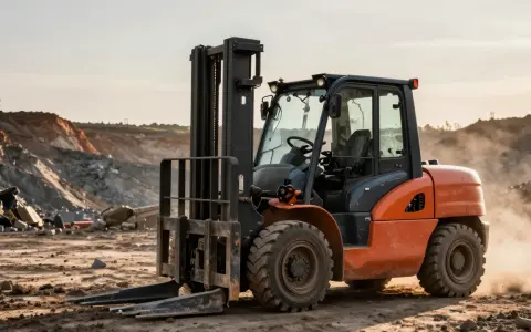 Rough Terrain Forklifts at Mining Sites and Construction Yards